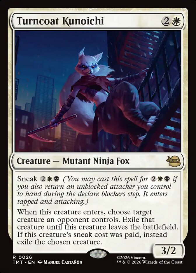 Turncoat Kunoichi 26/190 (Teenage Mutant Ninja Turtles)
