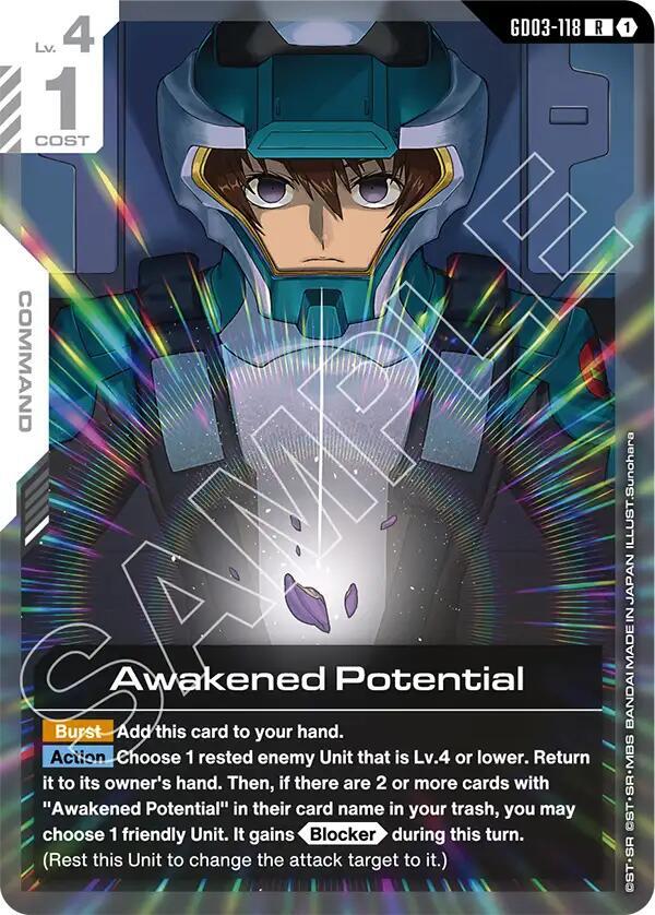 Awakened Potential GD03-118 (Steel Requiem) - Holofoil