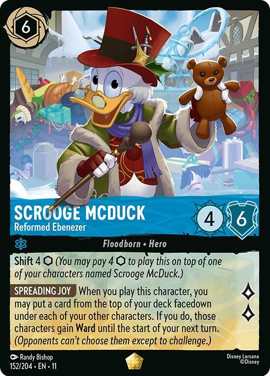 Scrooge McDuck, Reformed Ebenezer 152/204 (Winterspell)