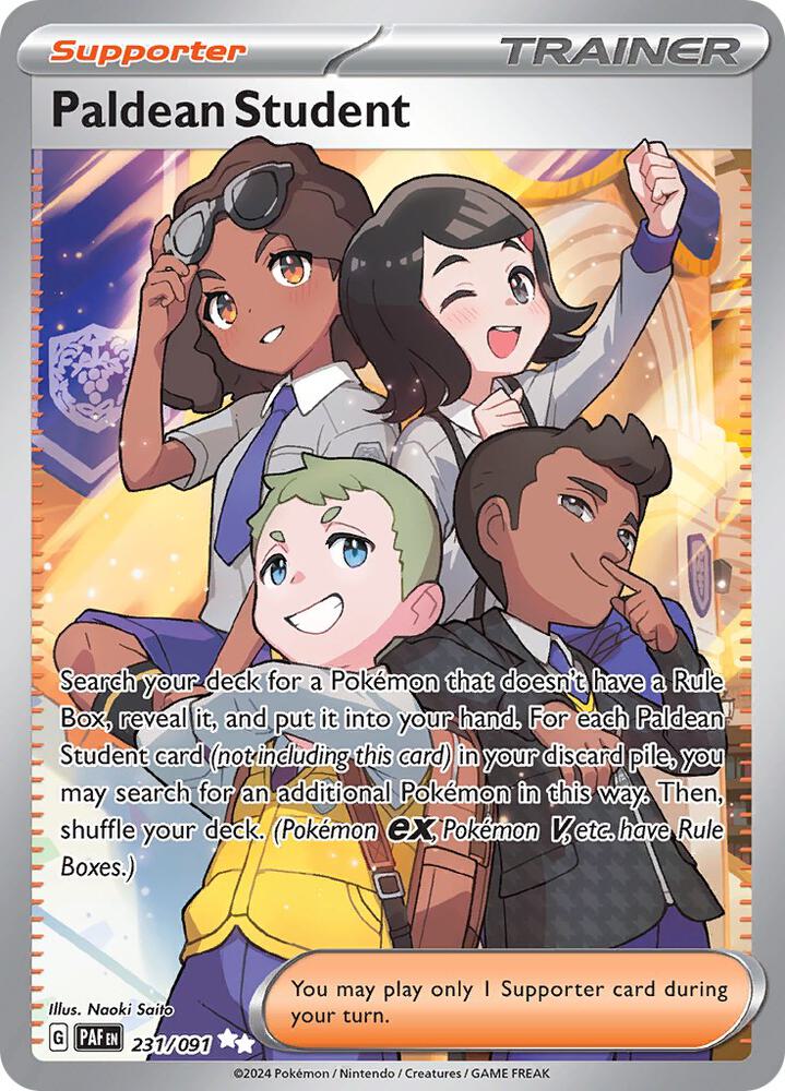 Paldean Student 231/091 (SV: Paldean Fates) - Holofoil