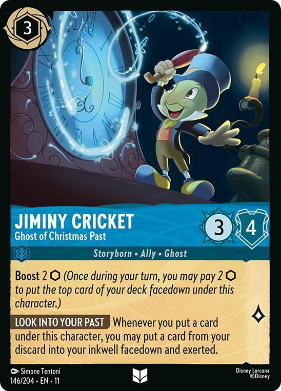 Jiminy Cricket Ghost of Christmas Past 146/204 (Winterspell)