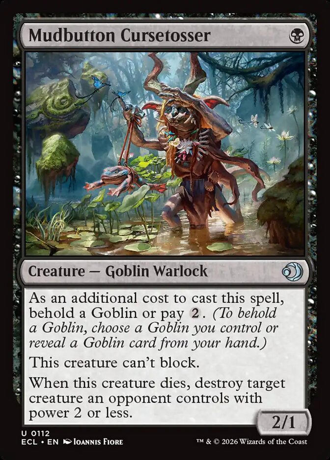 Mudbutton Cursetosser 112/273 (Lorwyn Eclipsed)