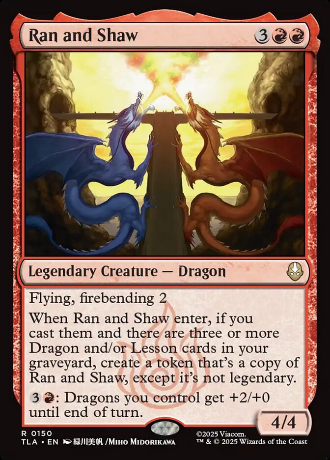 Ran and Shaw 150 (Avatar: The Last Airbender)