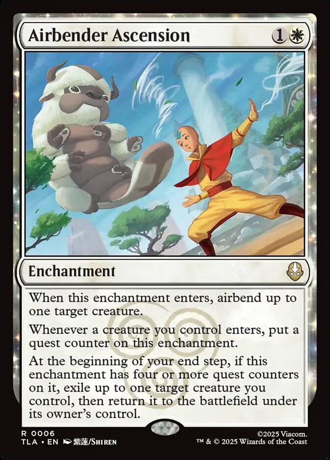 Airbender Ascension 6/286 (Avatar: The Last Airbender) - Foil