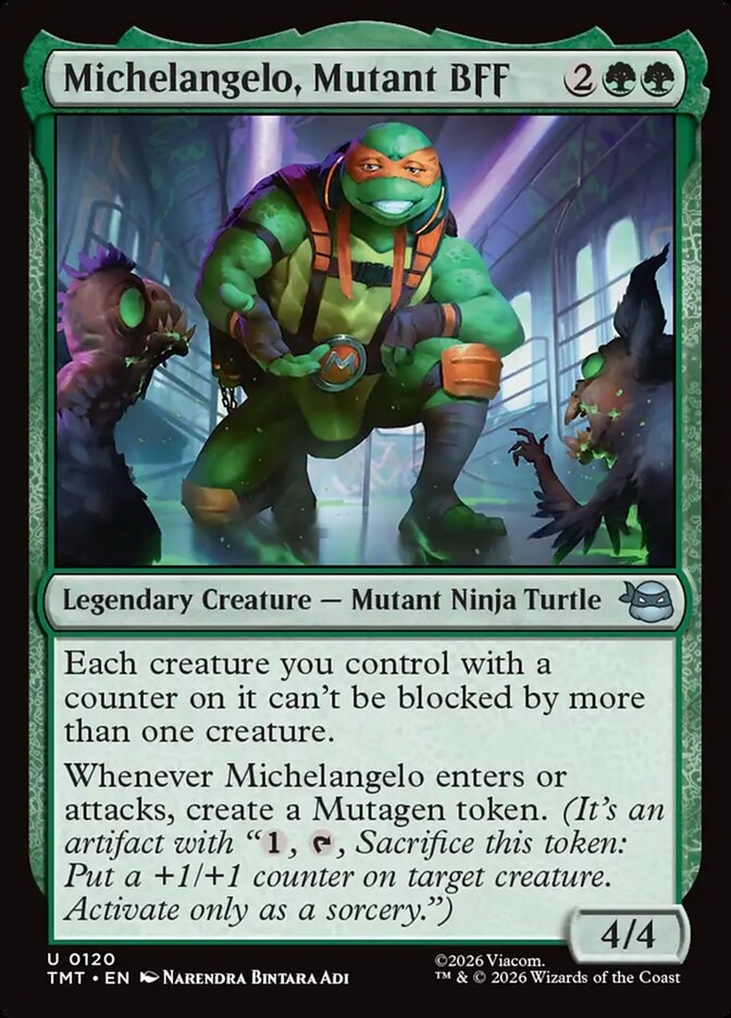 Michelangelo, Mutant BFF 120 (Teenage Mutant Ninja Turtles)