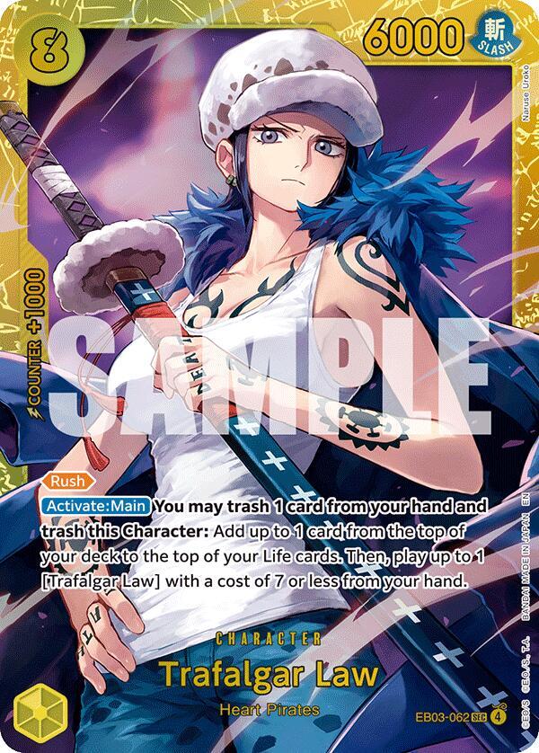 Trafalgar Law EB03-062 (Extra Booster: One Piece Heroines Edition) - Foil