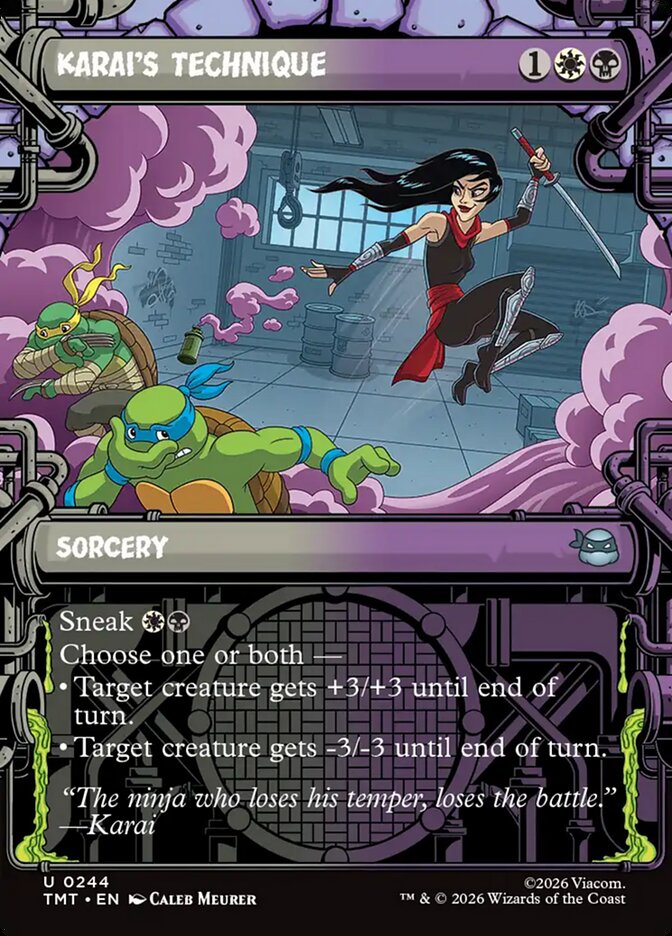 Karai's Technique 244 (Teenage Mutant Ninja Turtles) - Showcase