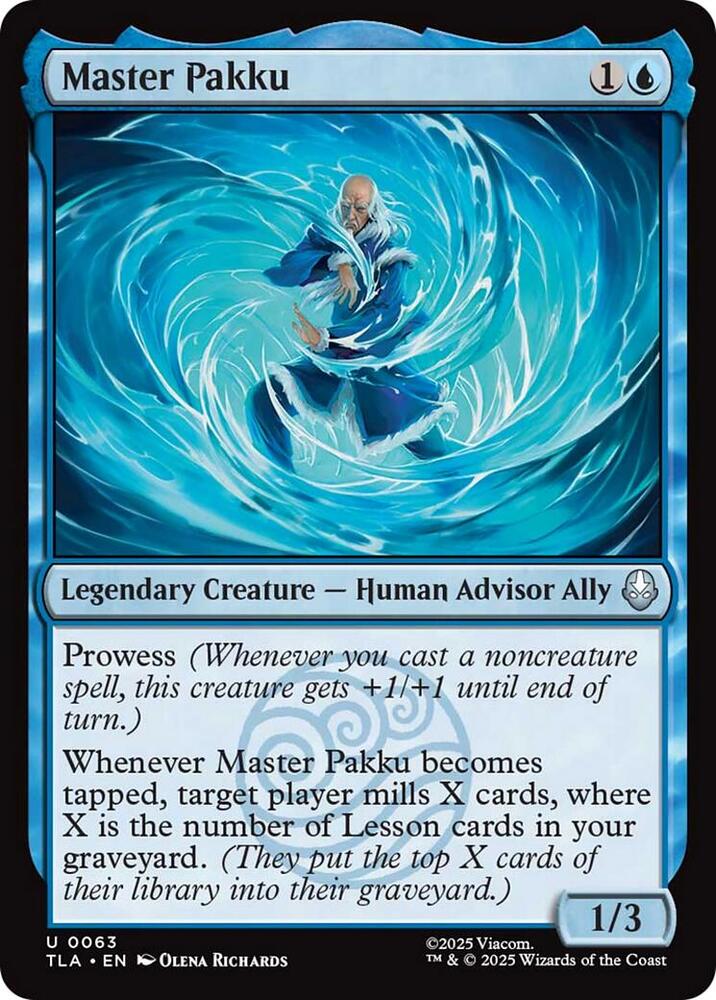 Master Pakku 63/286 (Avatar: The Last Airbender) - Foil