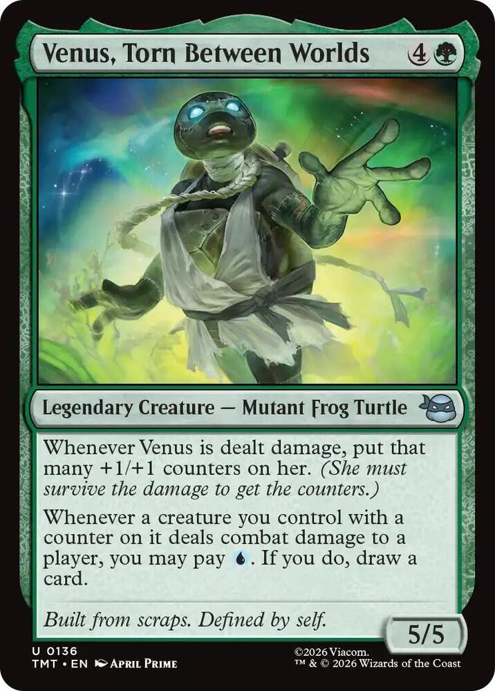 Venus, Torn Between Worlds 136/190 (Teenage Mutant Ninja Turtles) - Foil