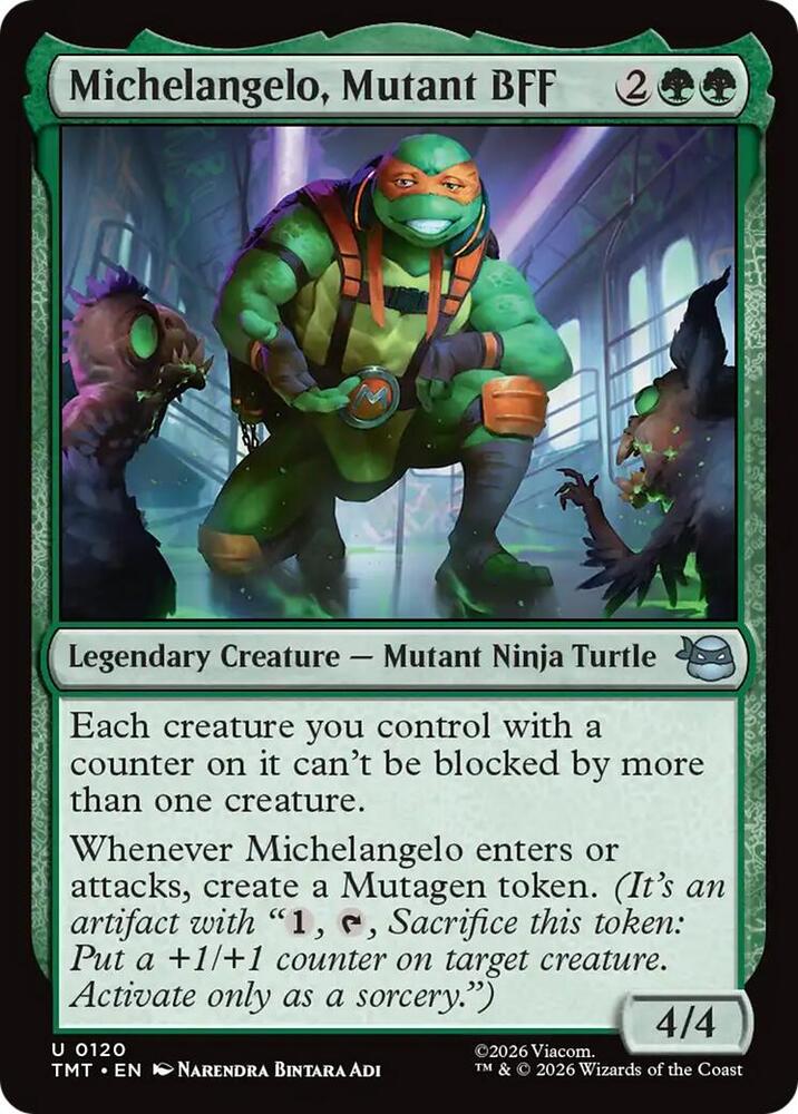 Michelangelo, Mutant BFF 120 (Teenage Mutant Ninja Turtles) - Foil