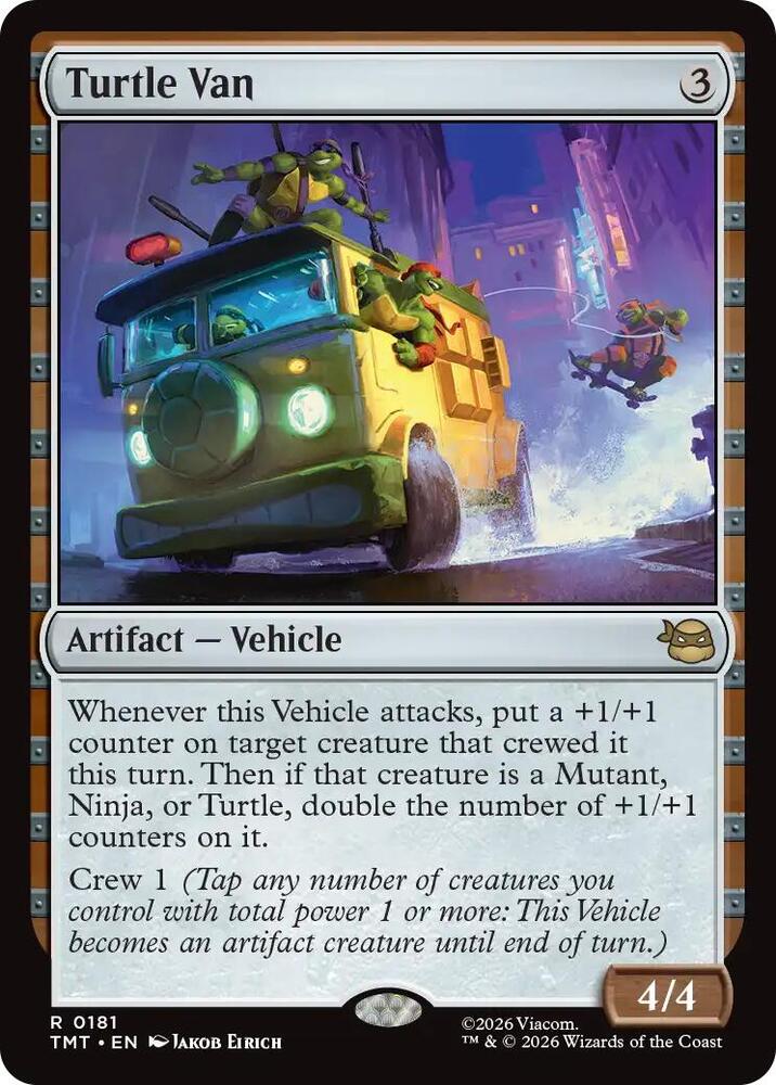Turtle Van 181/190 (Teenage Mutant Ninja Turtles)