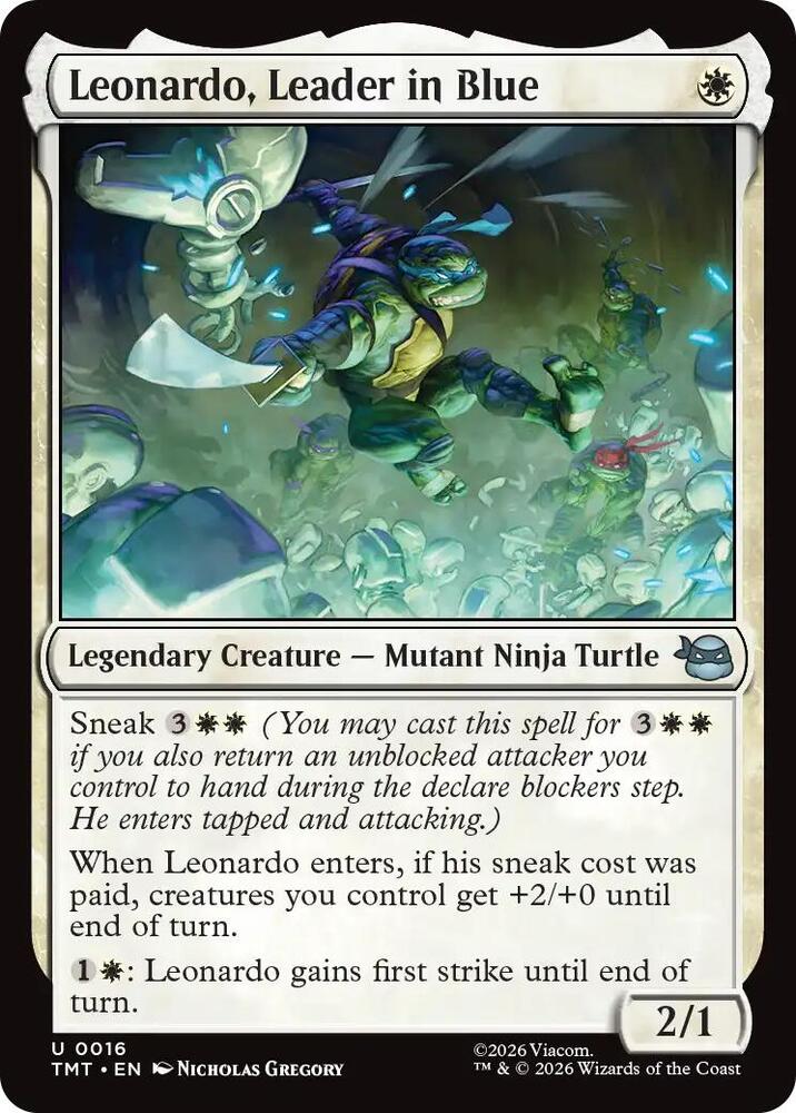Leonardo, Leader in Blue 16 (Teenage Mutant Ninja Turtles)