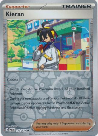 Kieran 113/131 (SV: Prismatic Evolutions) - Reverse Holofoil
