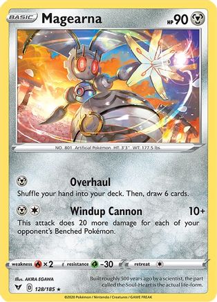 Magearna 128/185 - Holofoil SWSH04 Vivid Voltage - Holo Rare