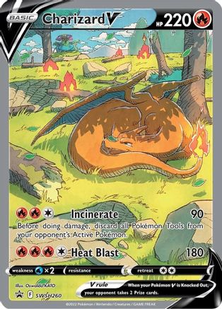 Charizard V SWSH260 - Holofoil SWSH Sword & Shield Promo Cards - Promo