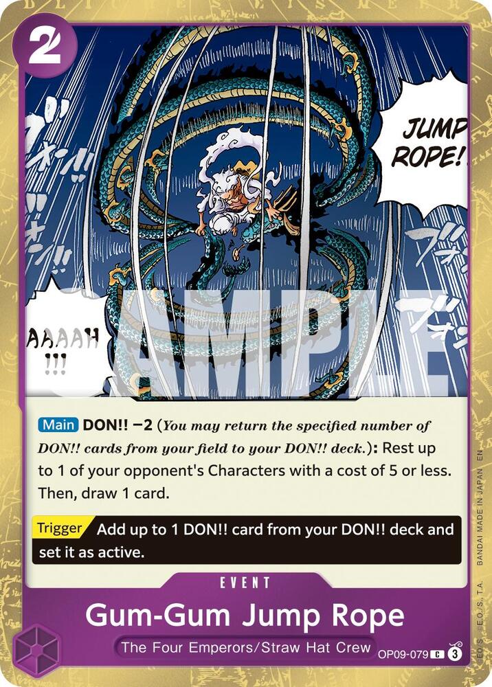 Gum-Gum Jump Rope OP09-079 (Premium Booster -The Best- Vol. 2) - Pirate Foil