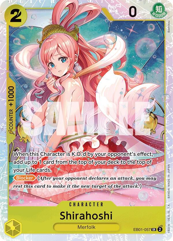 Shirahoshi EB01-057 (Extra Booster: Memorial Collection) - Foil