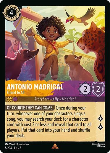 Antonio Madrigal, Friend to All 5/204 (Reign of Jafar) - Cold Foil