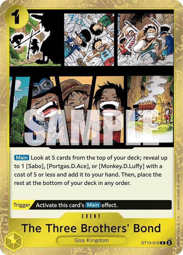 The Three Brother's Bond ST13-019 (Ultra Deck: The Three Brothers) - Foil