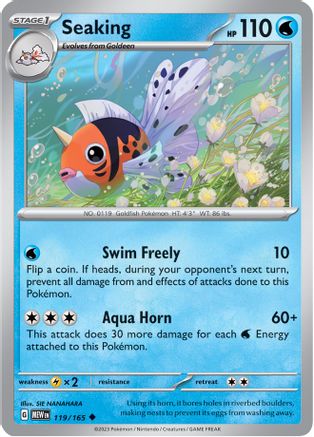 Seaking 119/165 SV Scarlet & Violet 151 - Uncommon
