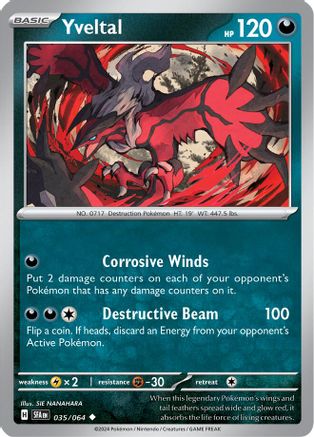 Yveltal 035/064 SV Shrouded Fable - Uncommon