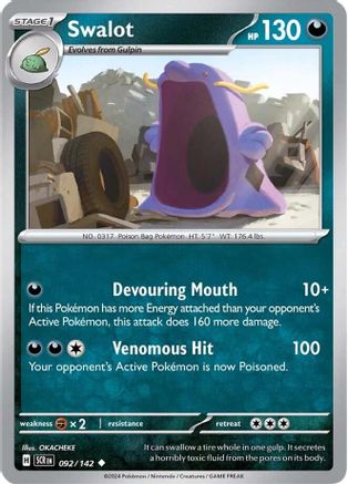 Swalot 092/142 SV07 Stellar Crown - Uncommon