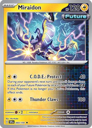 Miraidon 069/191 SV08 Surging Sparks - Uncommon