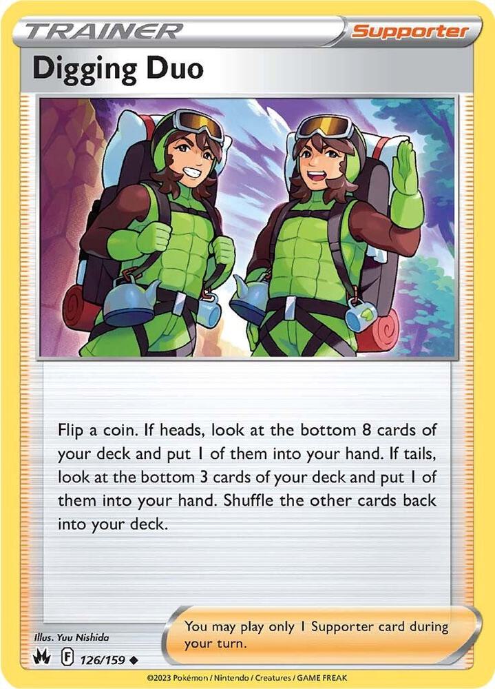 Digging Duo 126/159 (Crown Zenith)