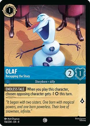 Olaf - Recapping the Story (156/204) - Reign of Jafar Cold Foil
