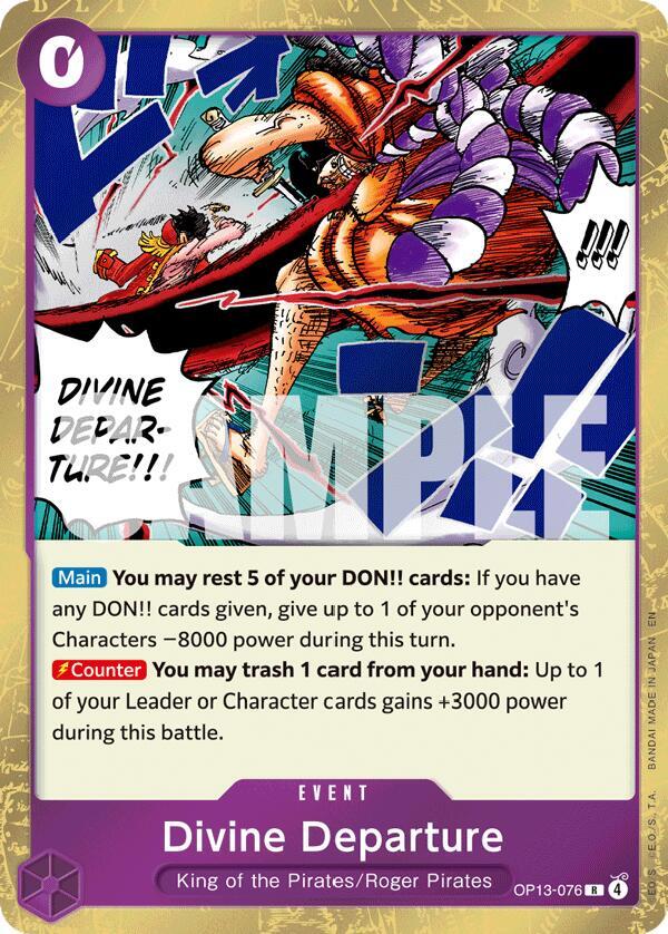 Divine Departure OP13-076 (Carrying On His Will) - Foil