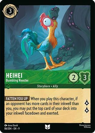 Heihei - Bumbling Rooster (86/204) - Fabled