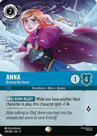Anna - Braving the Storm (Epic) (218/204) - Fabled Holofoil
