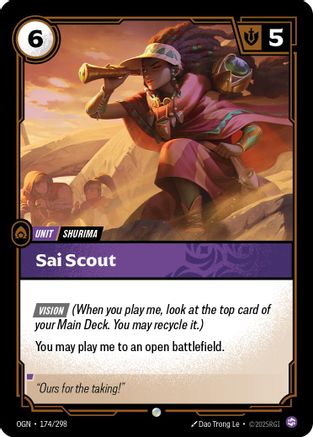 Sai Scout (174/298) - Origins