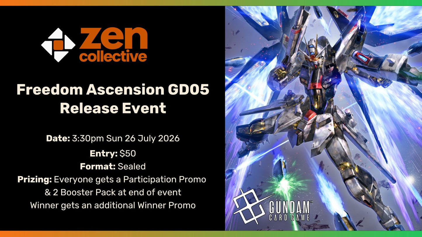Gundam TCG - Freedom Ascension Release Event (Sun) - 26 July 2026