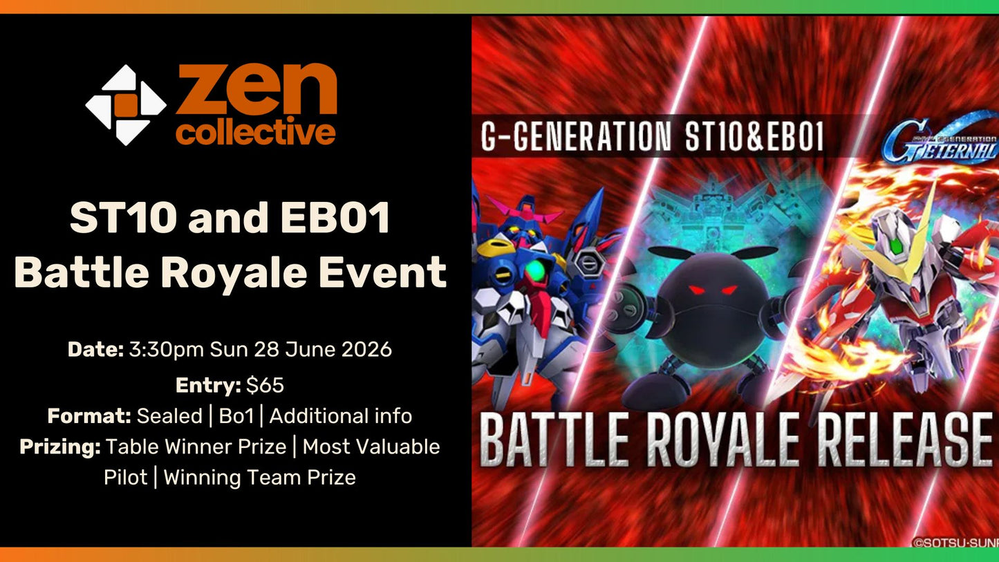 Gundam - ST10 & EB01 Battle Royale (Sun) - 28 June 2026