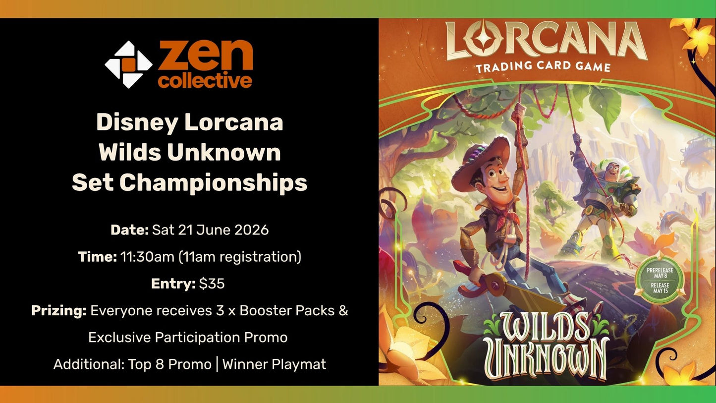 Lorcana Wilds Unknown Set Champs (Sun) - 21 June 2026