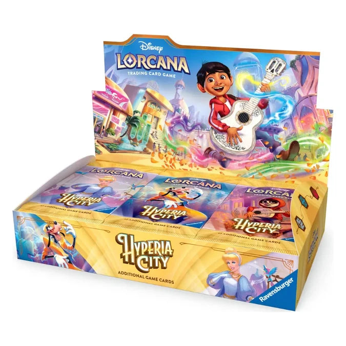PRE ORDER: Disney Lorcana TCG: Hyperia City - Booster Box