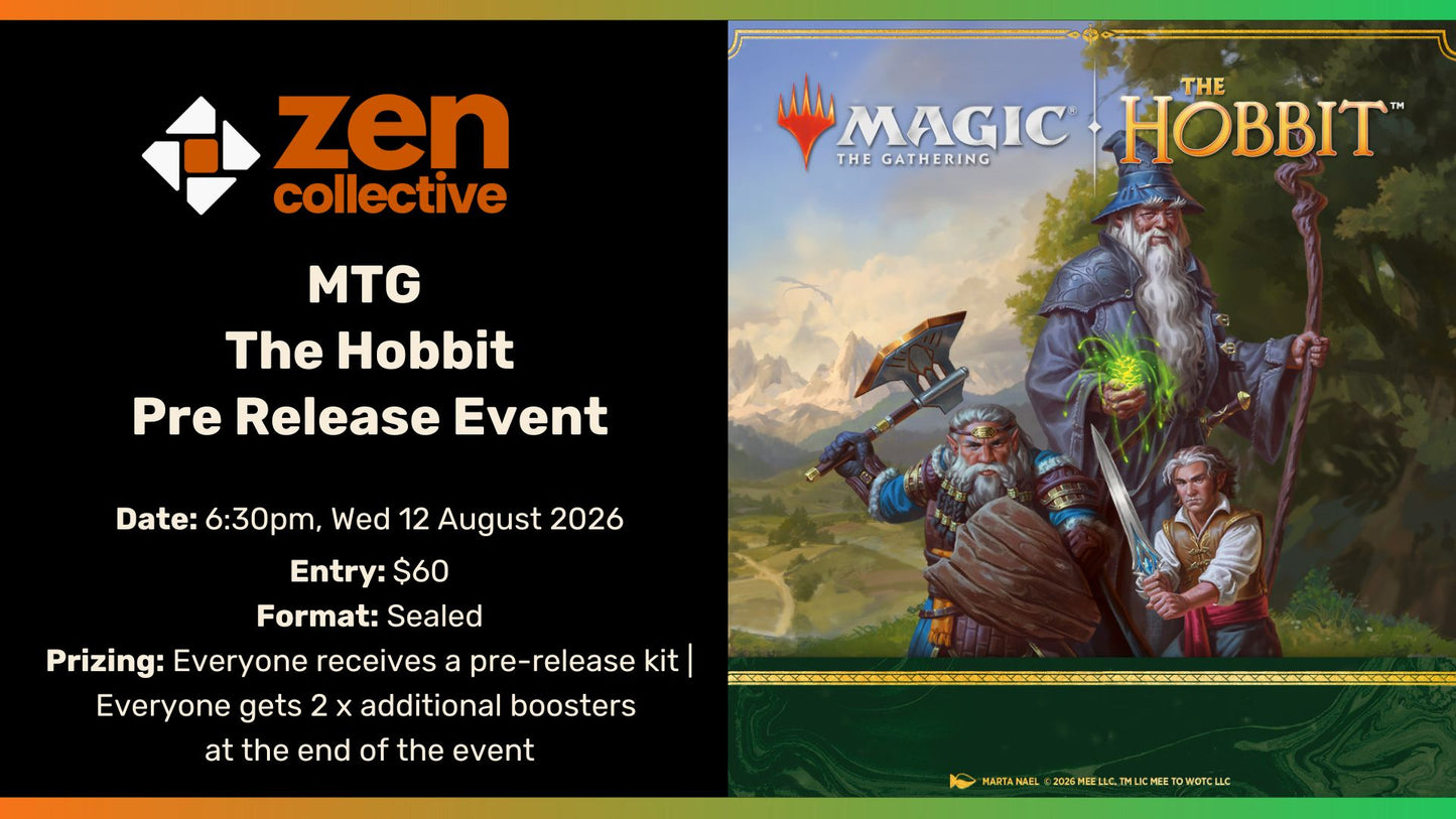 Magic The Hobbit Pre-Release (Wed) - 12 August 2026
