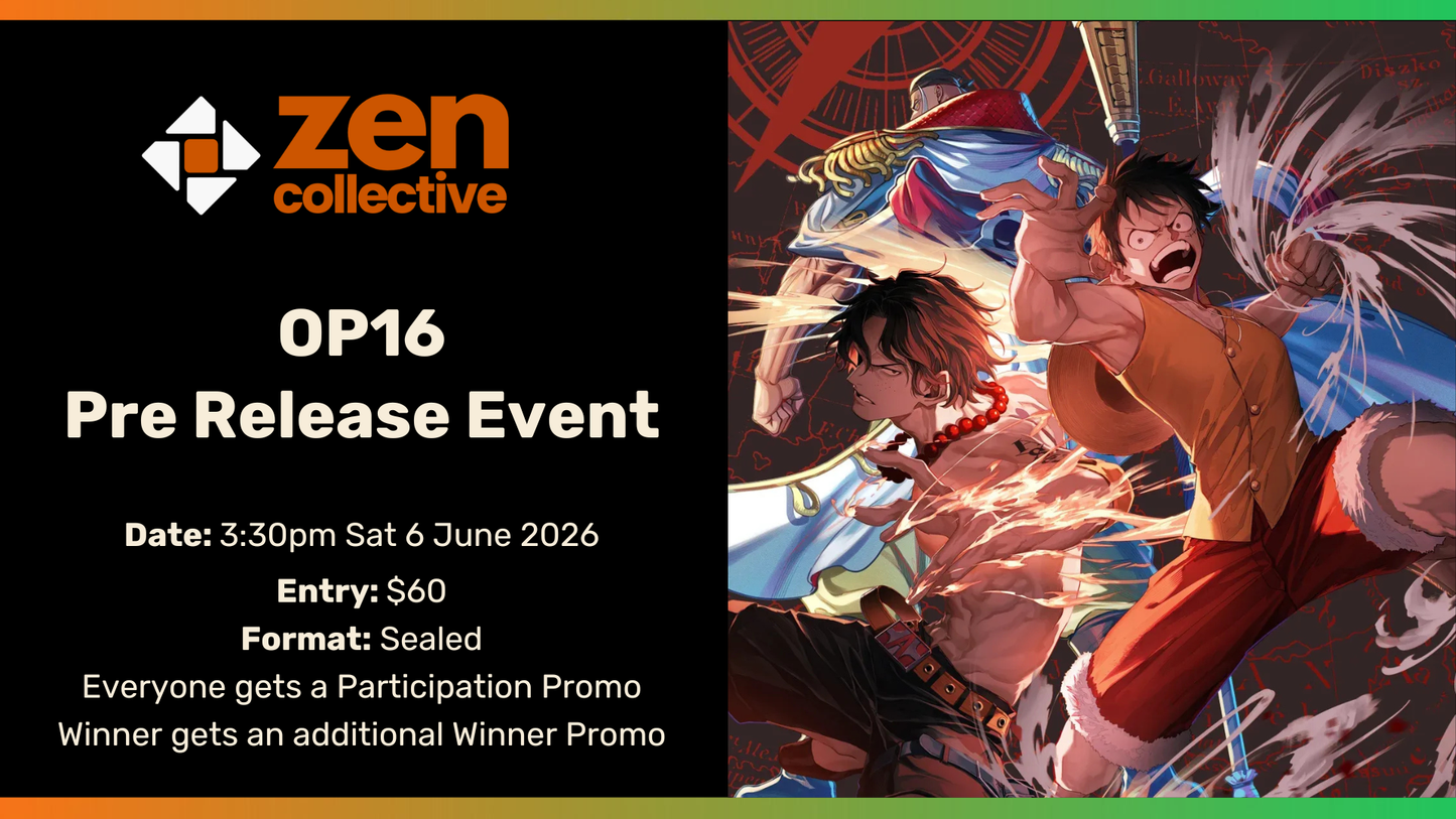 One Piece OP-16 Pre-Release Event (Sat) - 6 June 2026