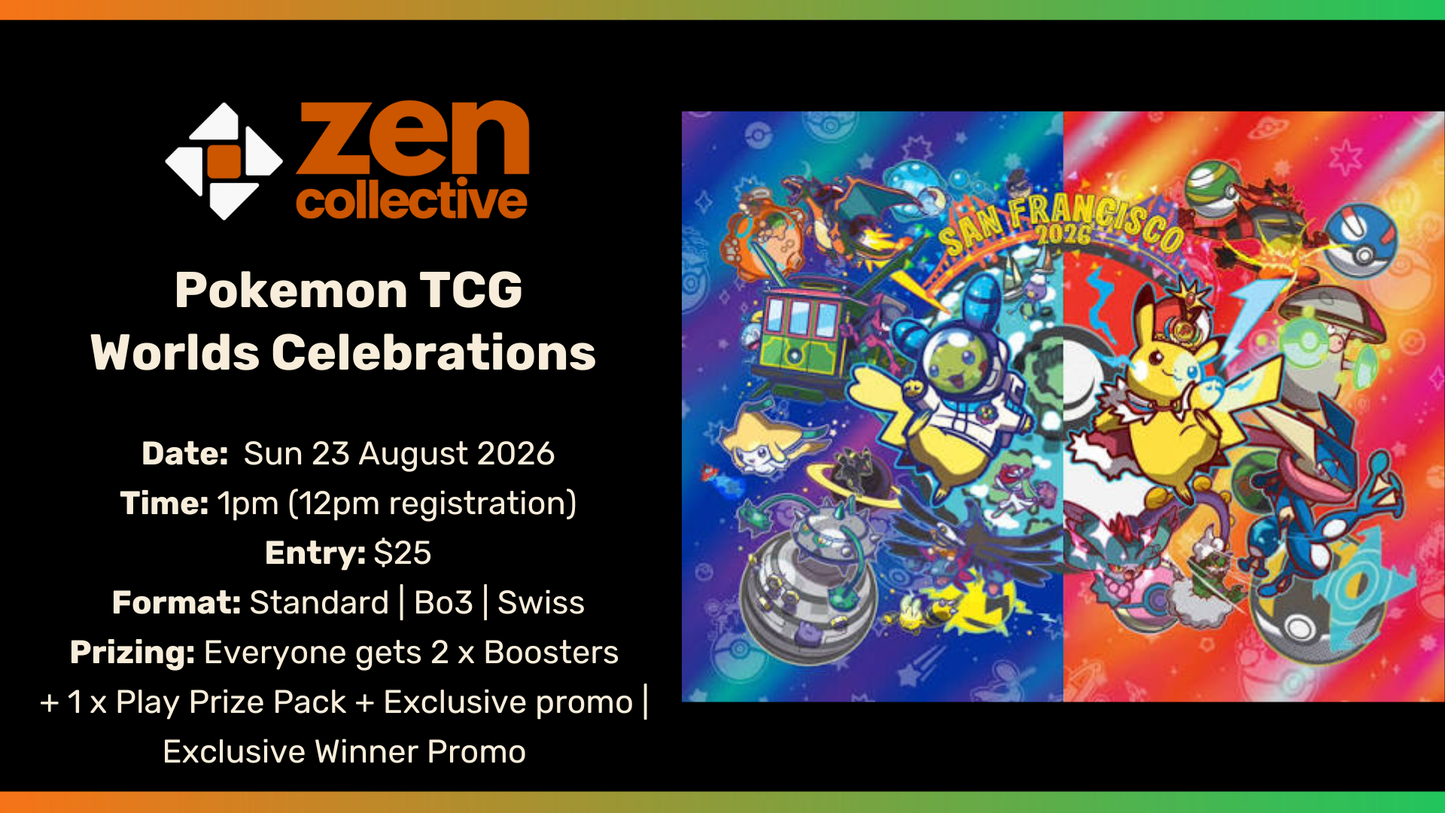 Pokémon TCG - Worlds Celebration (Sun) - 23 August 2026