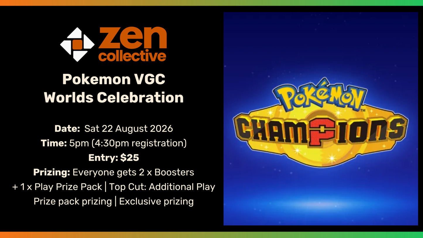 Pokémon VGC - Worlds Celebration (Sat) - 22 August 2026