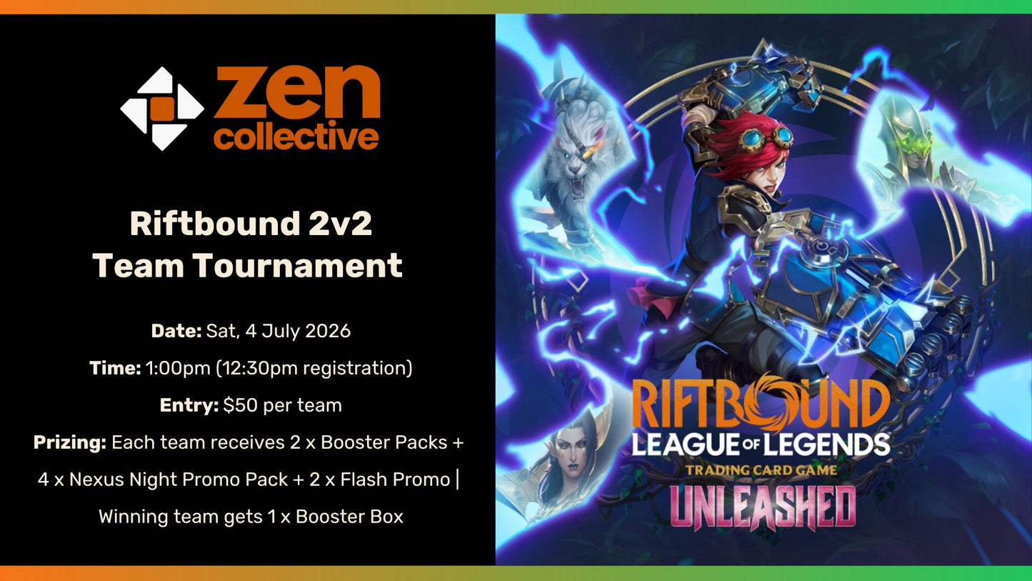Riftbound 2v2 Team Tournament (Sat) - 4 July 2026
