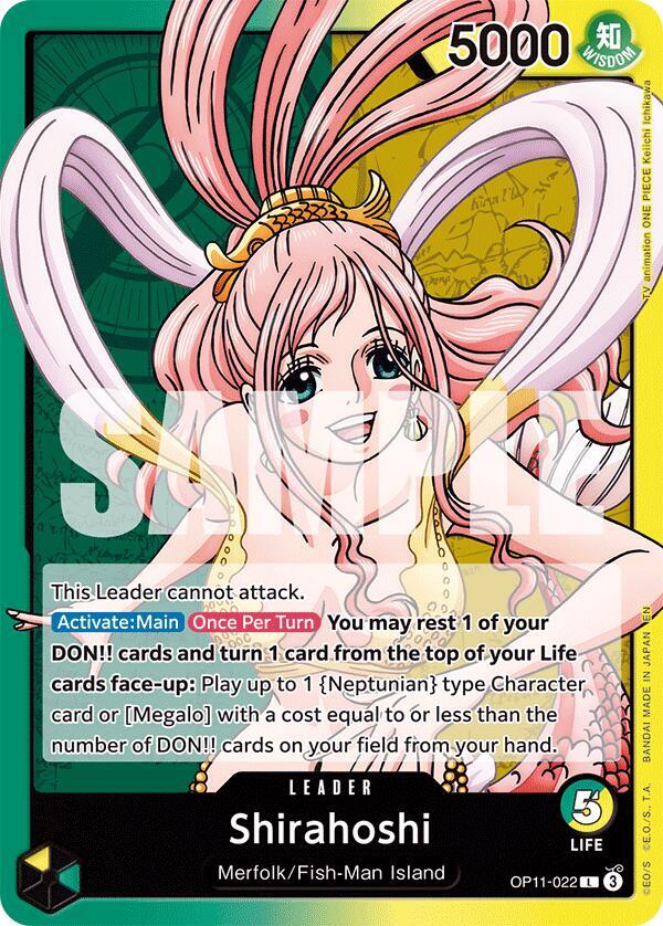 Shirahoshi OP11-022 (A Fist of Divine Speed)