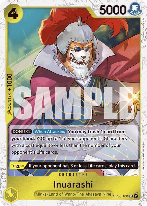 Inuarashi Jolly Roger Foil OP06-100 (Premium Booster -The Best-) - Foil