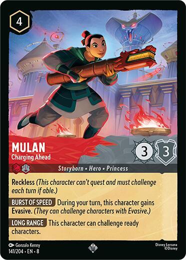 Mulan Charging Ahead 141/204 (Reign of Jafar)