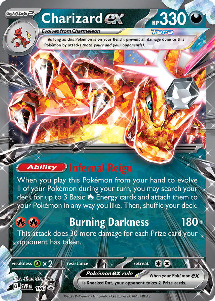 Charizard ex 196 (SV: Scarlet & Violet Promo Cards) - Holofoil