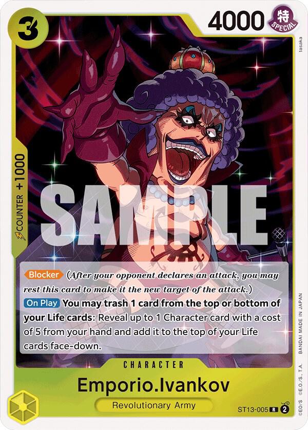 Emporio.Ivankov ST13-005 (Ultra Deck: The Three Brothers) - Foil