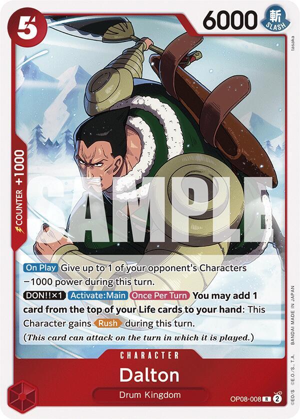 Dalton OP08-008 (Two Legends) - Foil