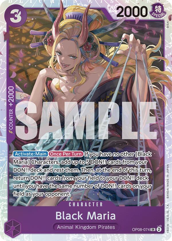 Black Maria OP08-074 (Two Legends) - Foil