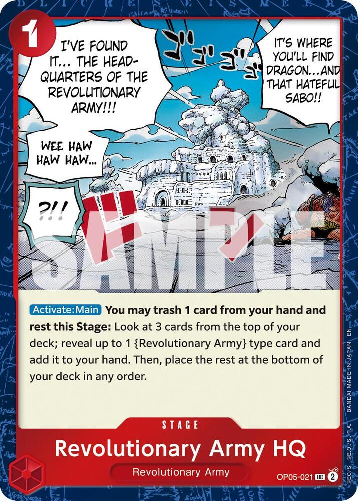 Revolutionary Army HQ OP05-021 (Premium Booster -The Best- Vol. 2) - Pirate Foil